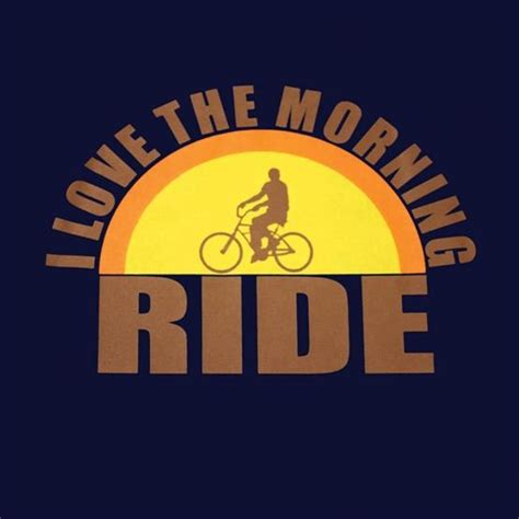 morning bike ride